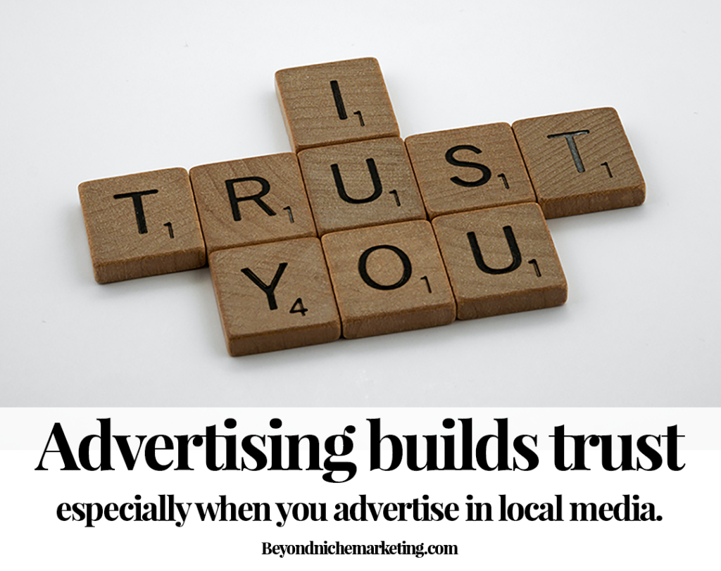 advertising builds trust